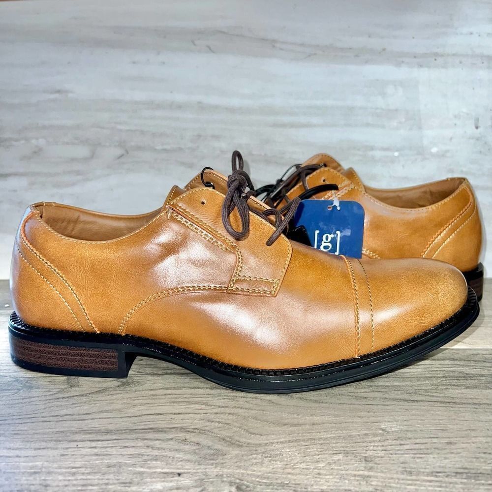 George Brown Leather Men's Oxford Loafers NWT
